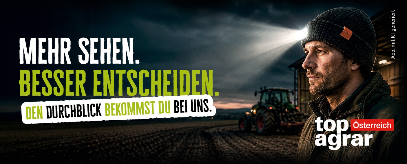 Bild mit Mann der eine LED Mütze auf hat. Text: Mehr sehen. Besser entscheiden.